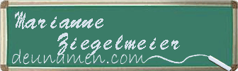 Marianne Ziegelmeier Visitenkarte